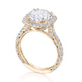 Round Bloom Engagement Ring