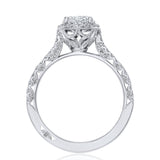 Round, Pear Bloom Engagement Ring