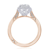 Round, Pear Bloom Engagement Ring