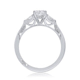 Emerald 3-Stone Engagement Ring