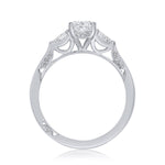 Emerald 3-Stone Engagement Ring