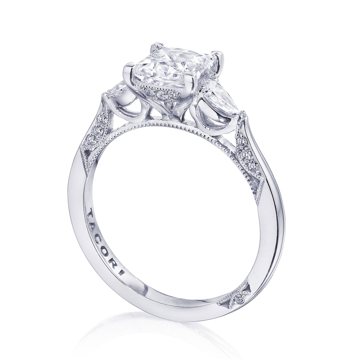 Princess 3-Stone Engagement Ring
