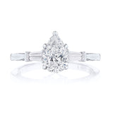 Pear 3-Stone Engagement Ring