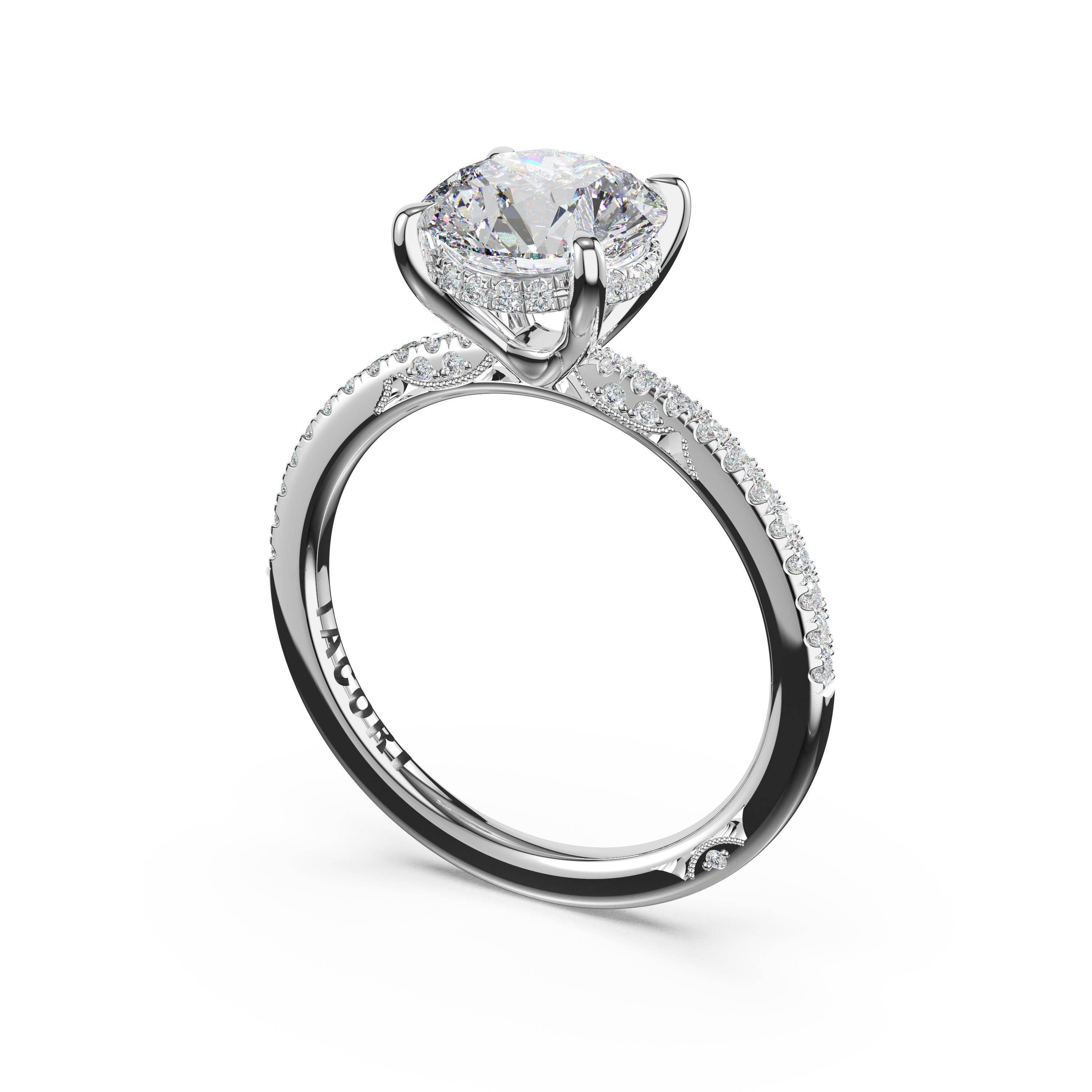 Round Solitaire Engagement Ring