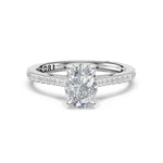 Oval Solitaire Engagement Ring