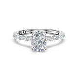 Oval Solitaire Engagement Ring