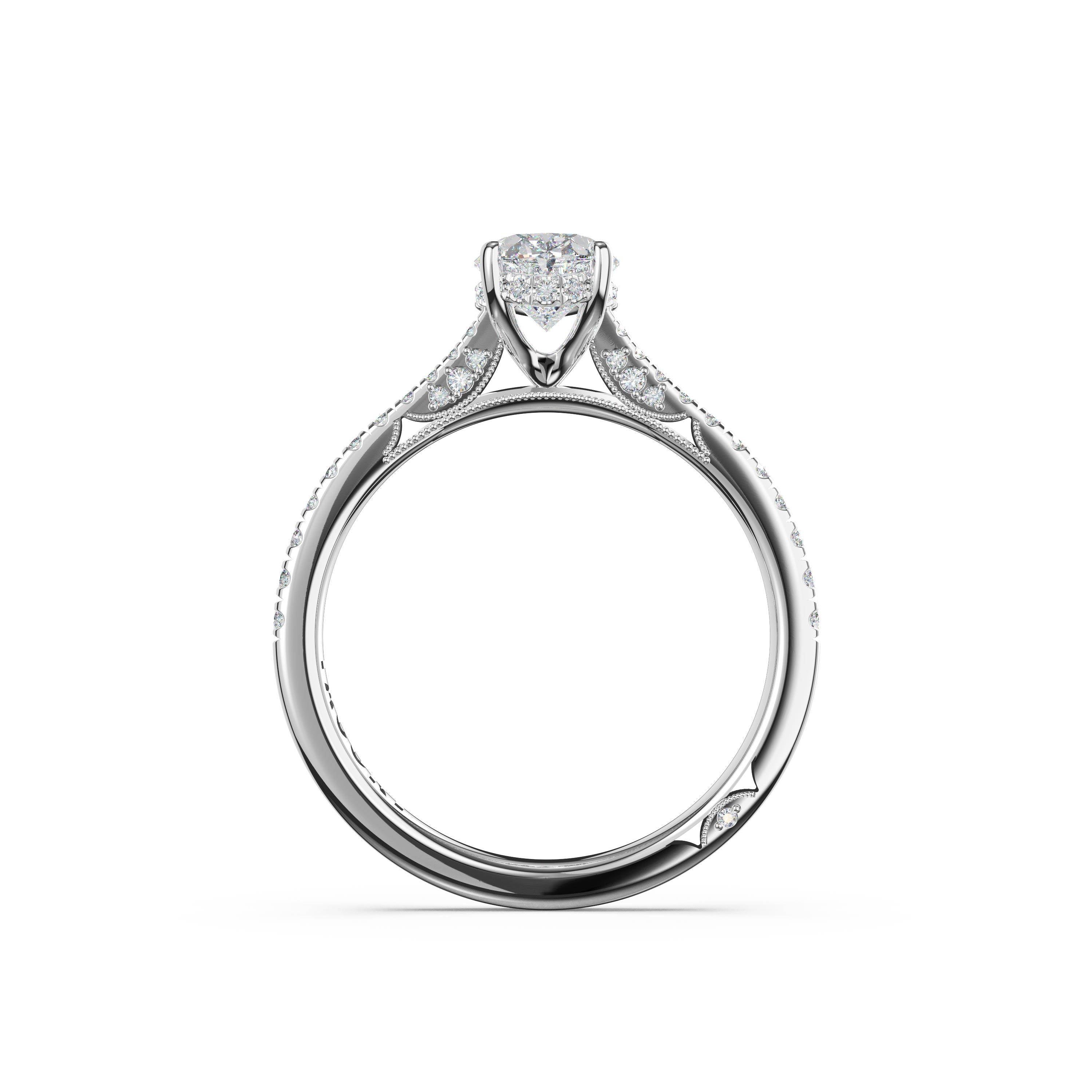 Oval Solitaire Engagement Ring