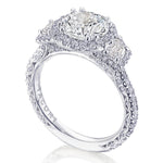 Princess Bloom Engagement Ring
