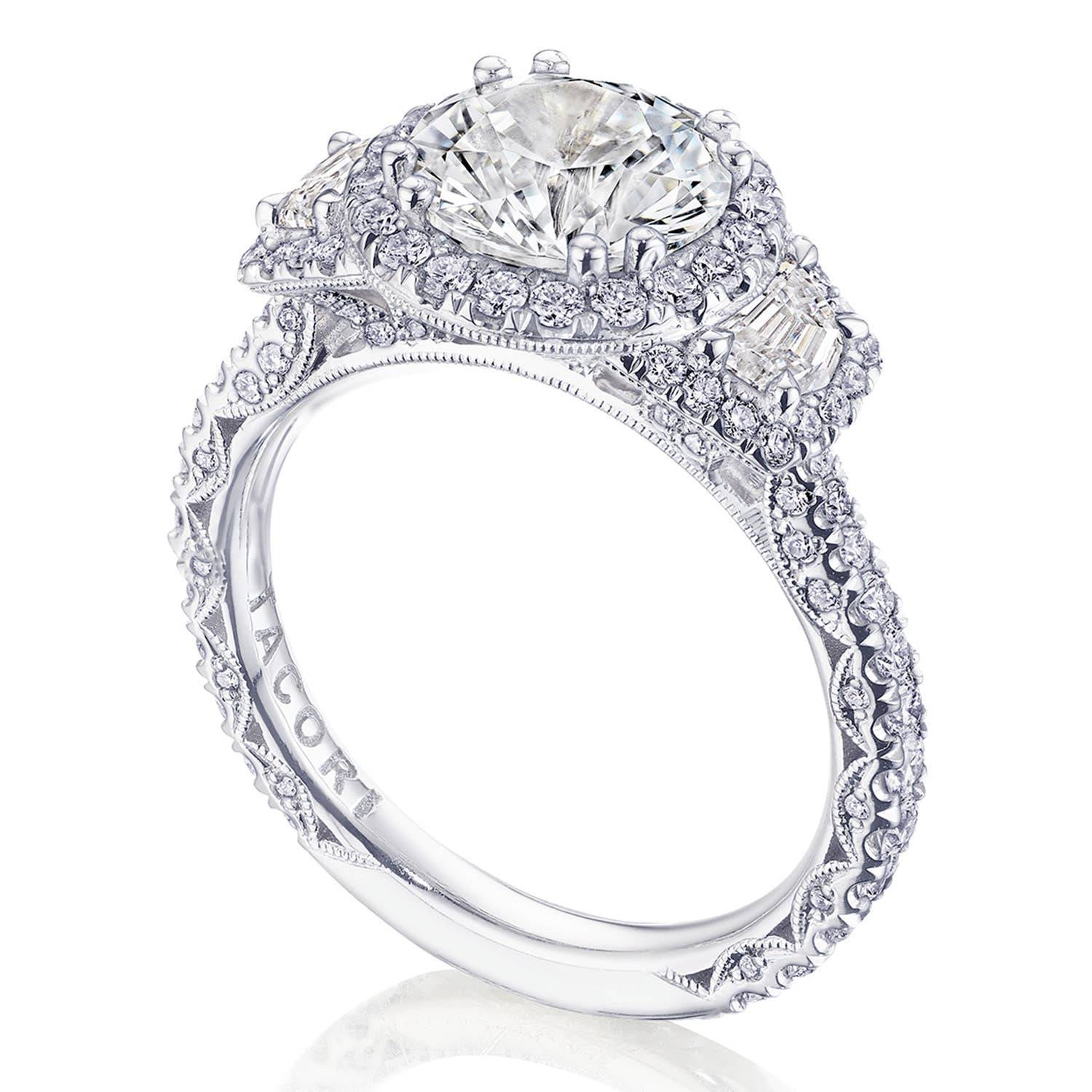 Princess Bloom Engagement Ring