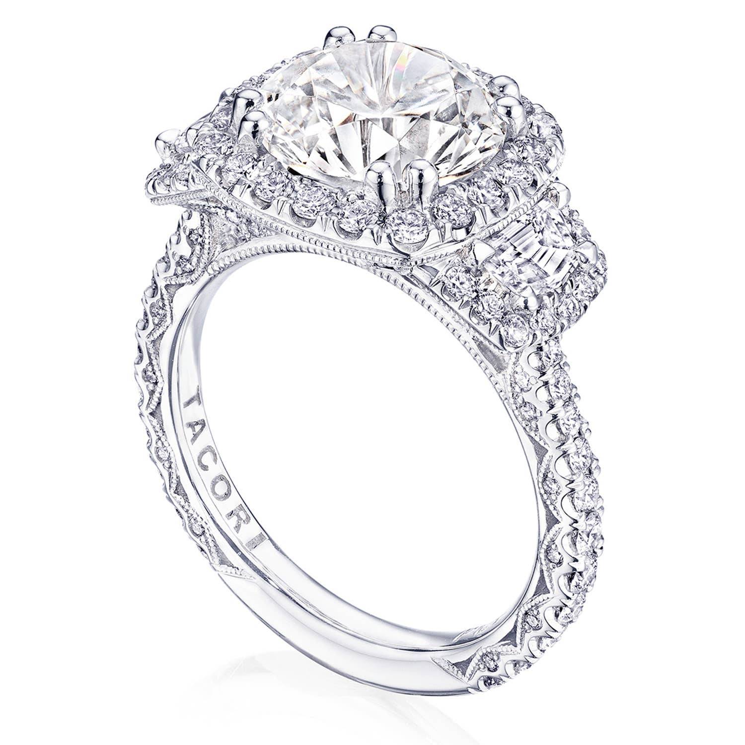 Pear Bloom Engagement Ring