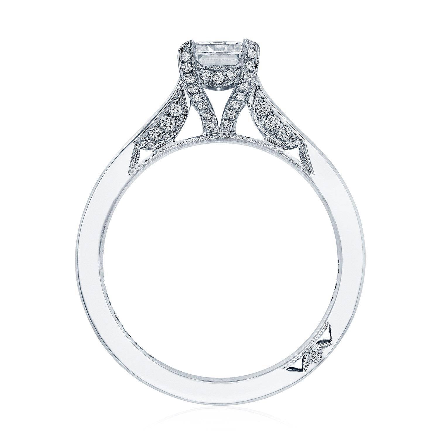 Emerald Solitaire Engagement Ring