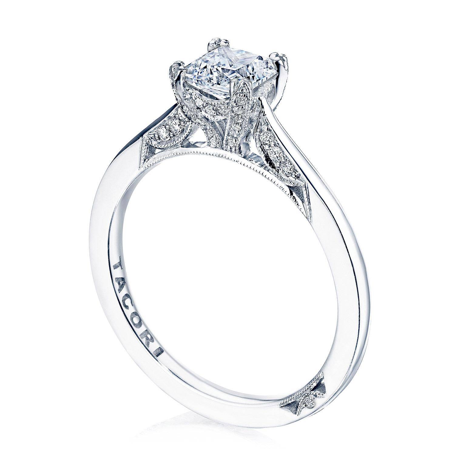 Princess Solitaire Engagement Ring