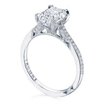 Emerald Solitaire Engagement Ring