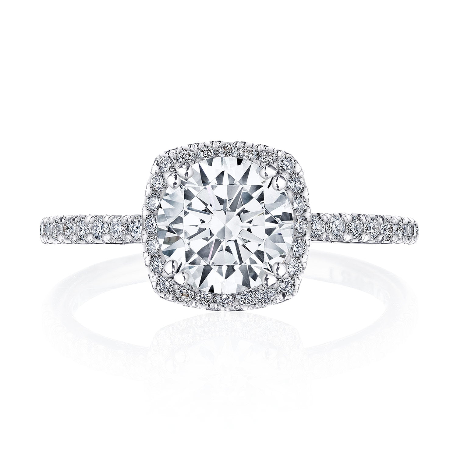 Cushion Bloom Engagement Ring