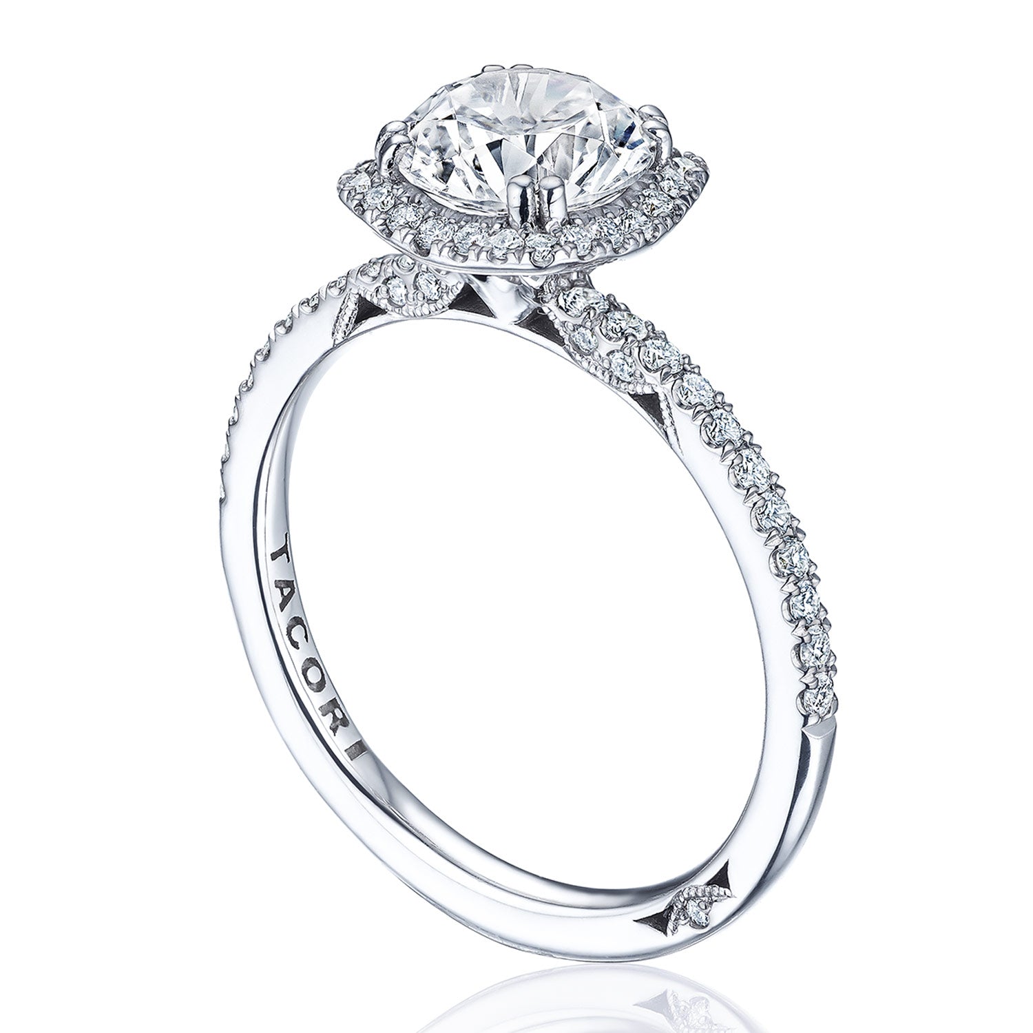 Cushion Bloom Engagement Ring
