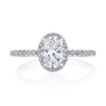 Oval Bloom Engagement Ring