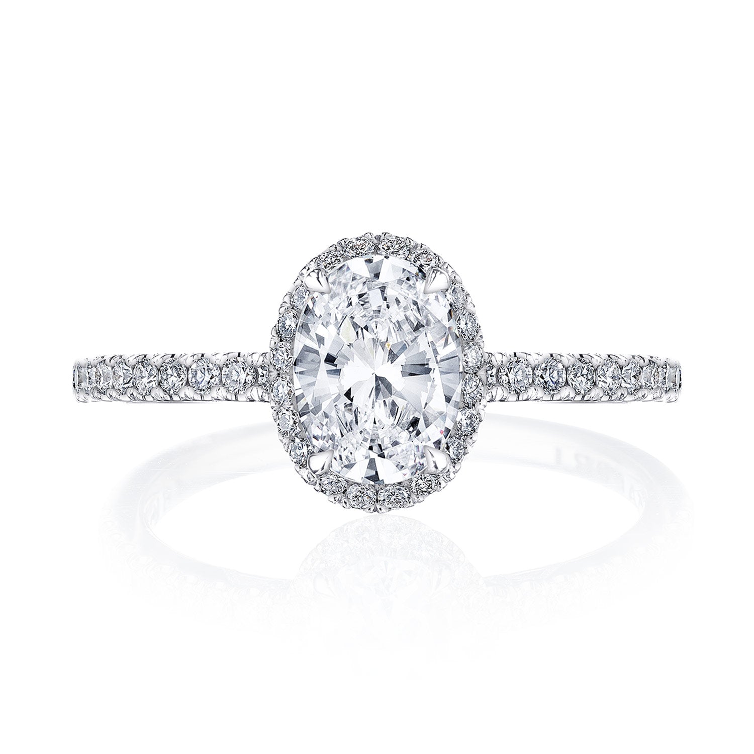Oval Bloom Engagement Ring