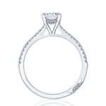 Emerald Solitaire Engagement Ring