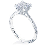 Princess Solitaire Engagement Ring