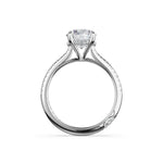 Round Solitaire Engagement Ring