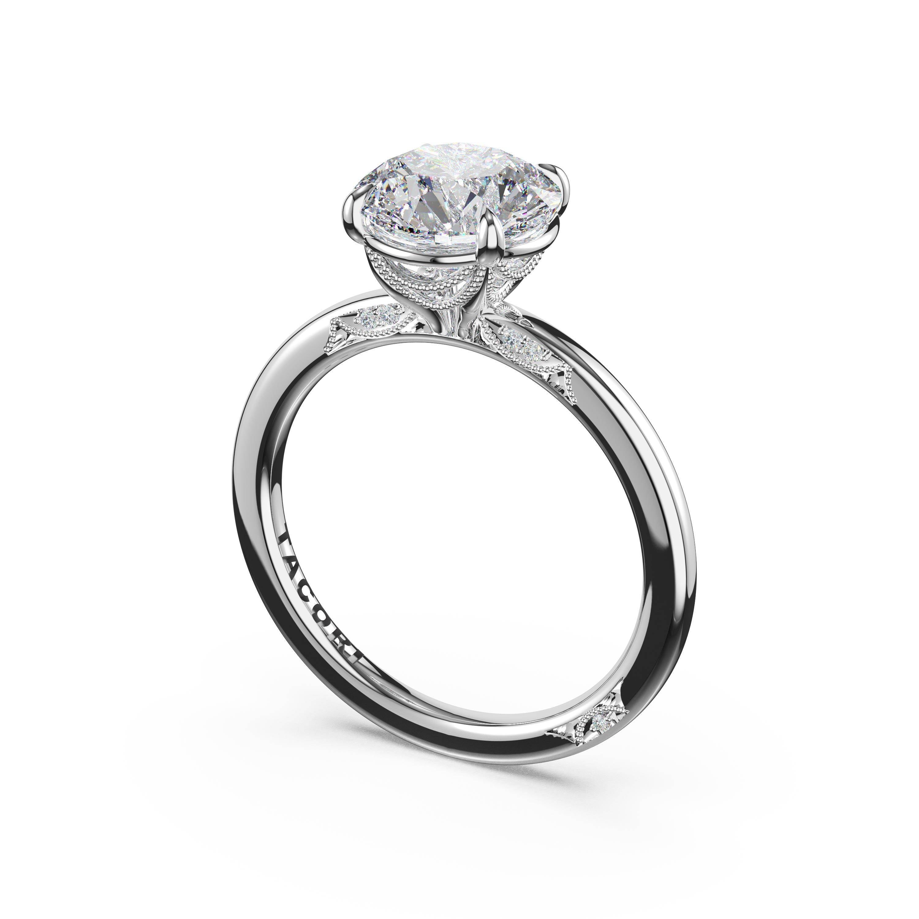 Round Solitaire Engagement Ring