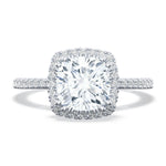 Cushion Bloom Engagement Ring