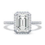 Emerald Bloom Engagement Ring