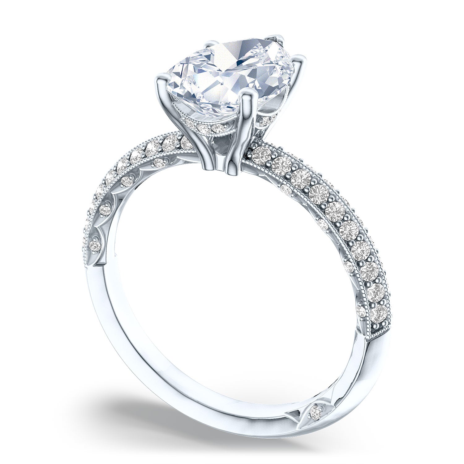 Pear Solitaire Engagement Ring