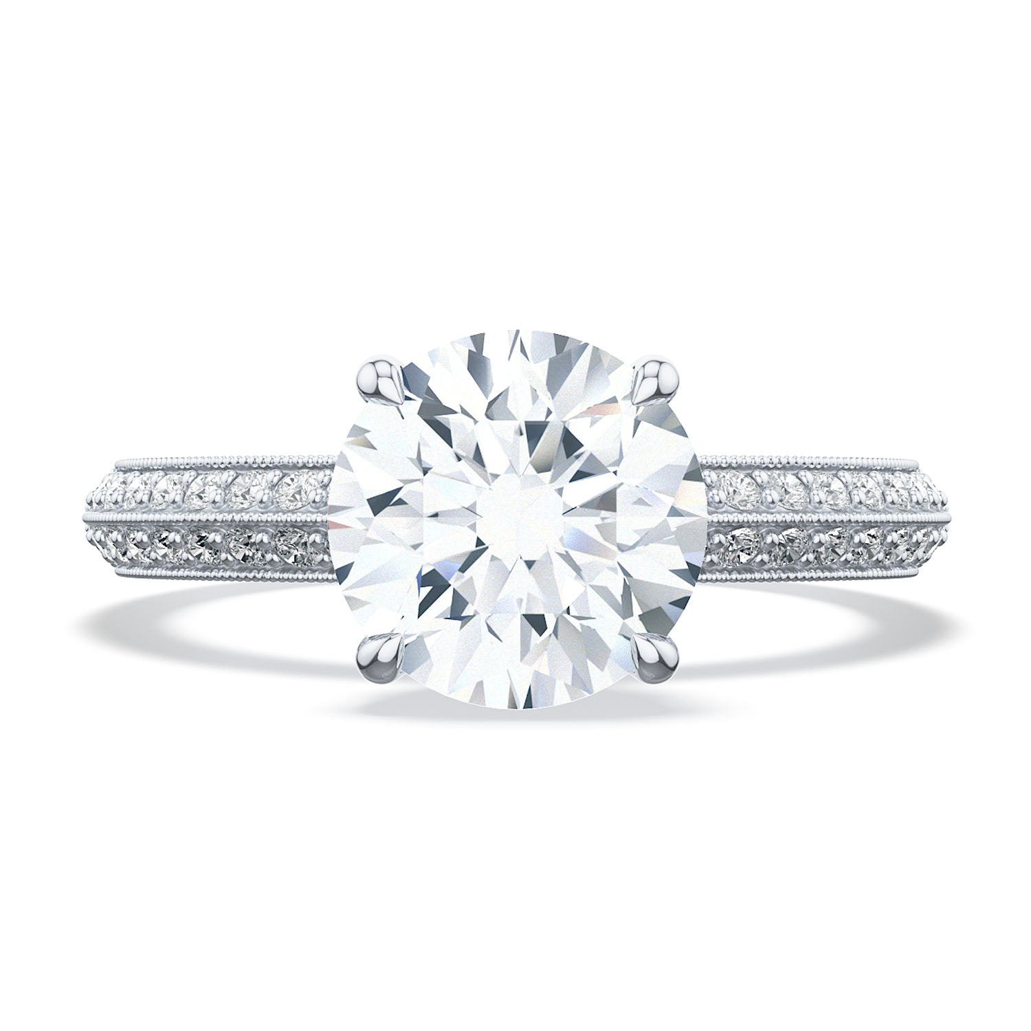 Round Solitaire Engagement Ring