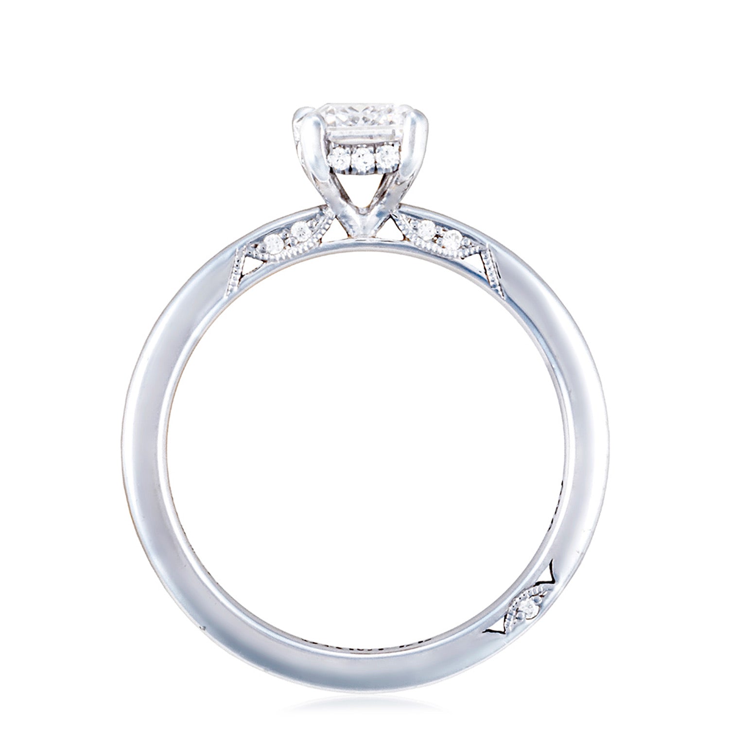 Emerald Solitaire Engagement Ring
