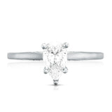 Pear Solitaire Engagement Ring