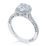 Cushion Bloom Engagement Ring