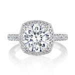 Cushion Bloom Engagement Ring