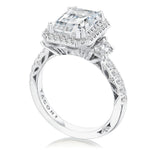 Emerald 3-Stone Engagement Ring