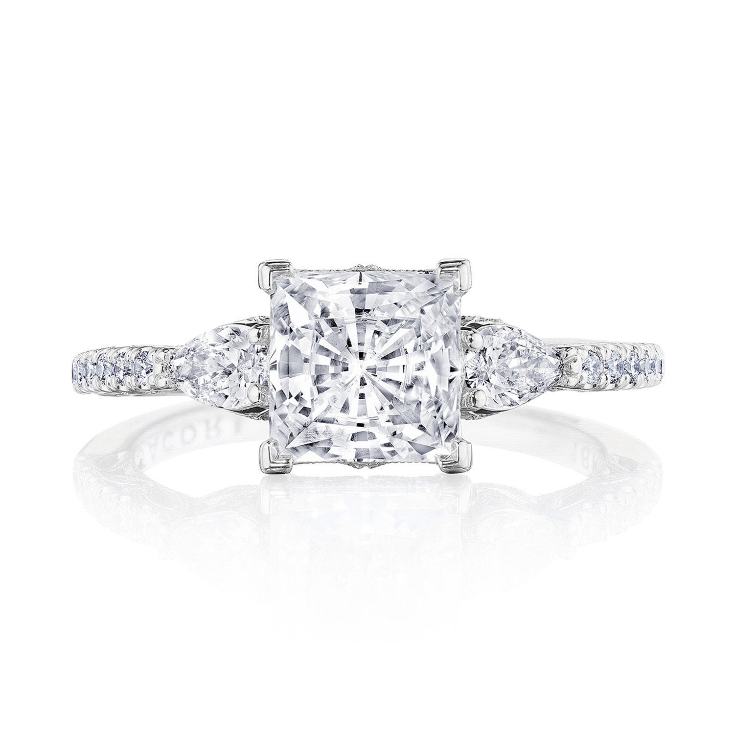 Princess 3-Stone Engagement Ring