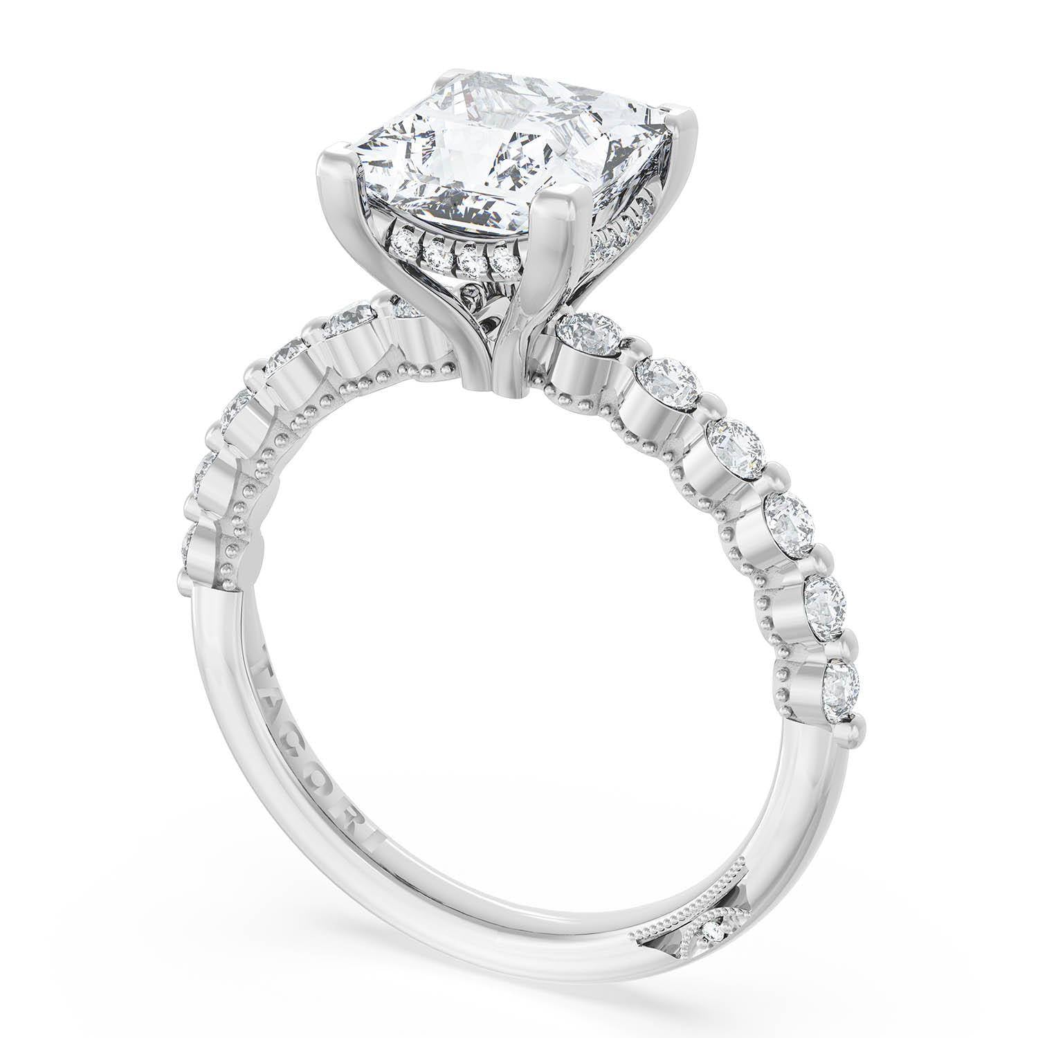 Princess 3-Stone Engagement Ring