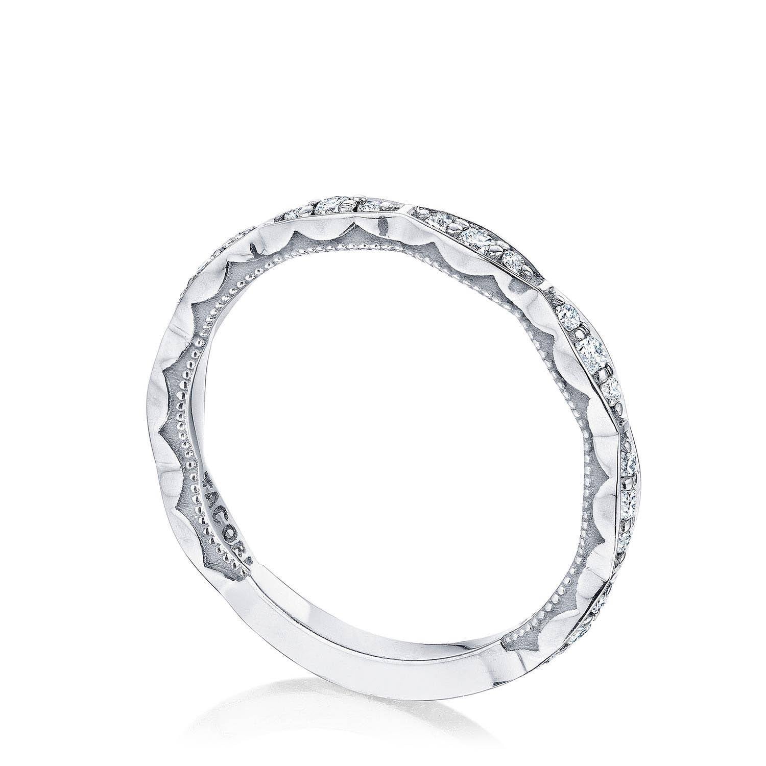 Marquise Design Wedding Band with Diamond