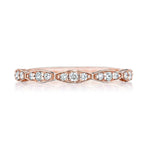 Marquise Design Wedding Band with Diamond