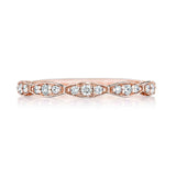 Marquise Design Wedding Band with Diamond