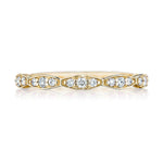 Marquise Design Wedding Band with Diamond