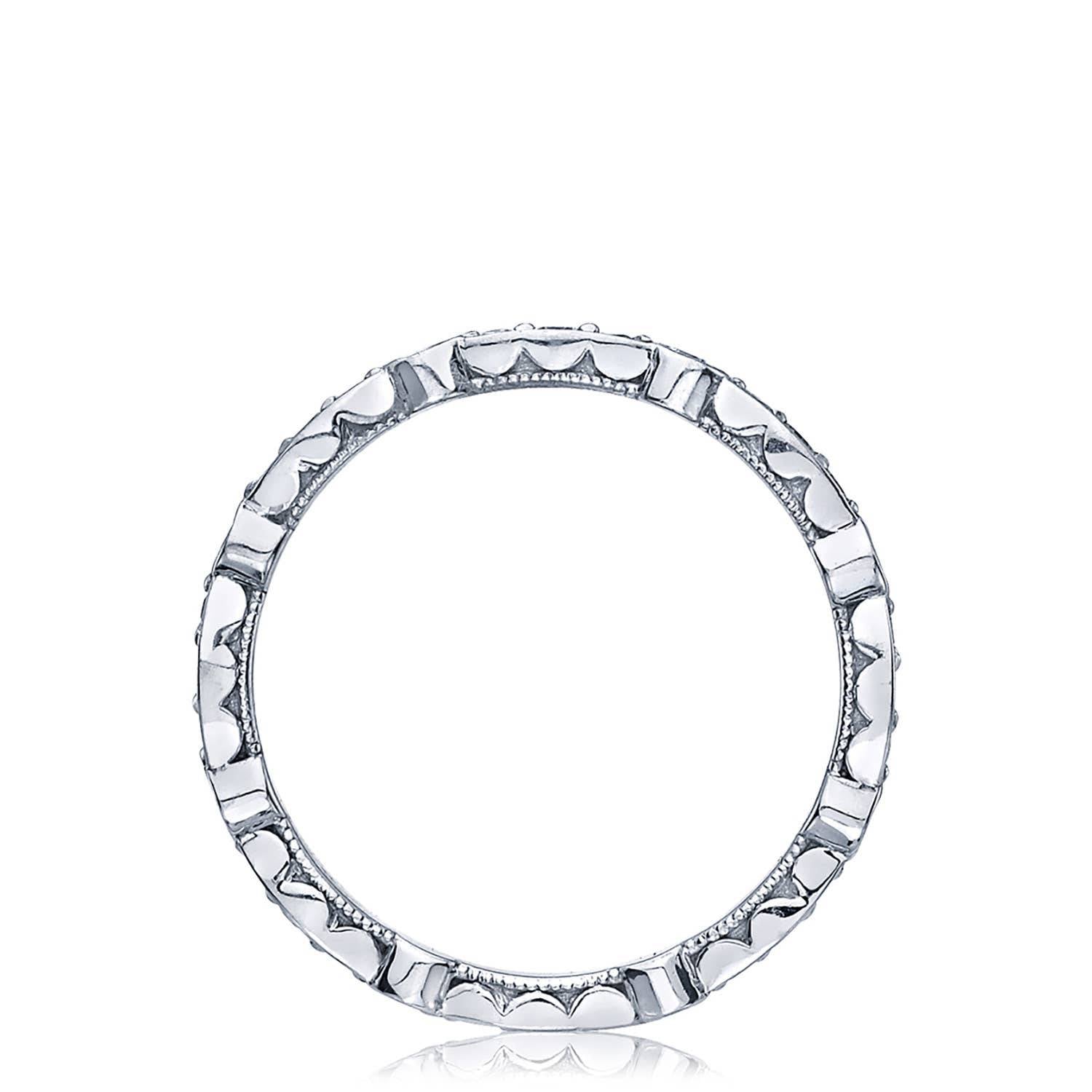 Marquise and Round Design Wedding Band