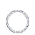 Marquise Shape Design Detail Wedding Band