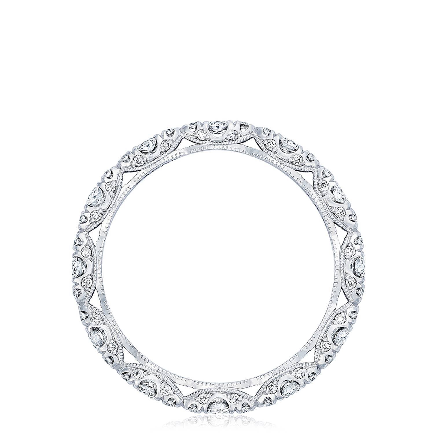 Marquise Shape Design Detail Wedding Band
