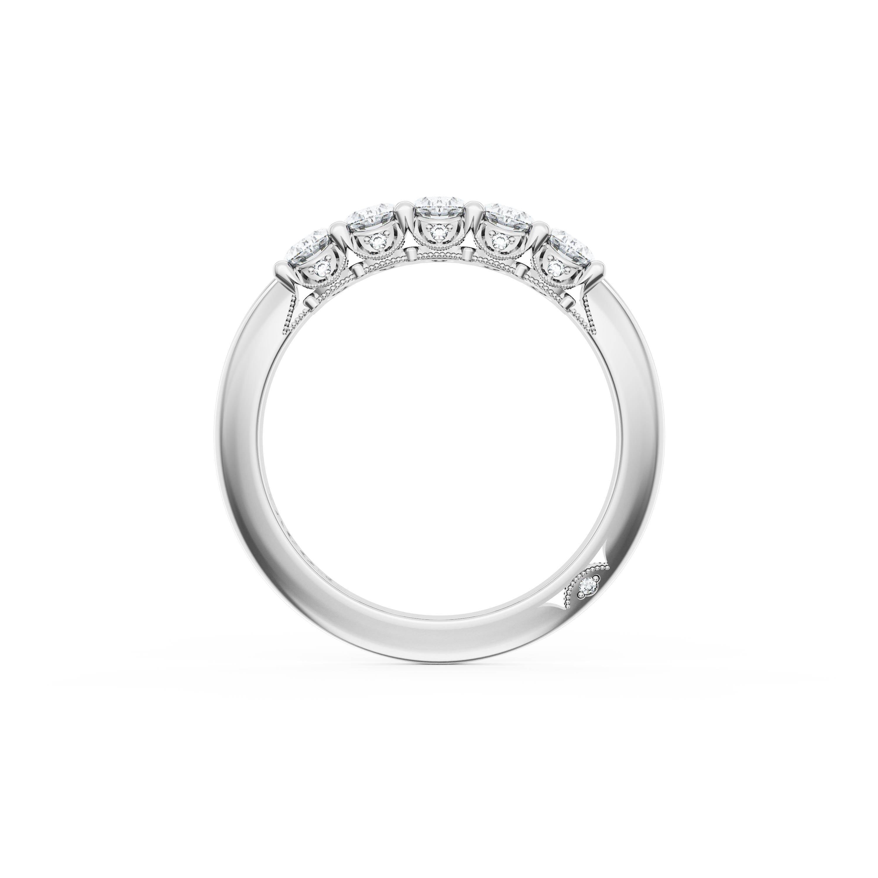 Oval Cut Diamond Eternity Band