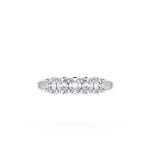 Oval Cut Diamond Eternity Band