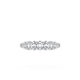 Oval Cut Diamond Eternity Band