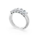 Emerald Cut Diamond Eternity Band