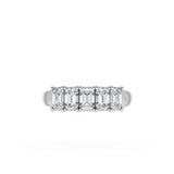 Emerald Cut Diamond Eternity Band