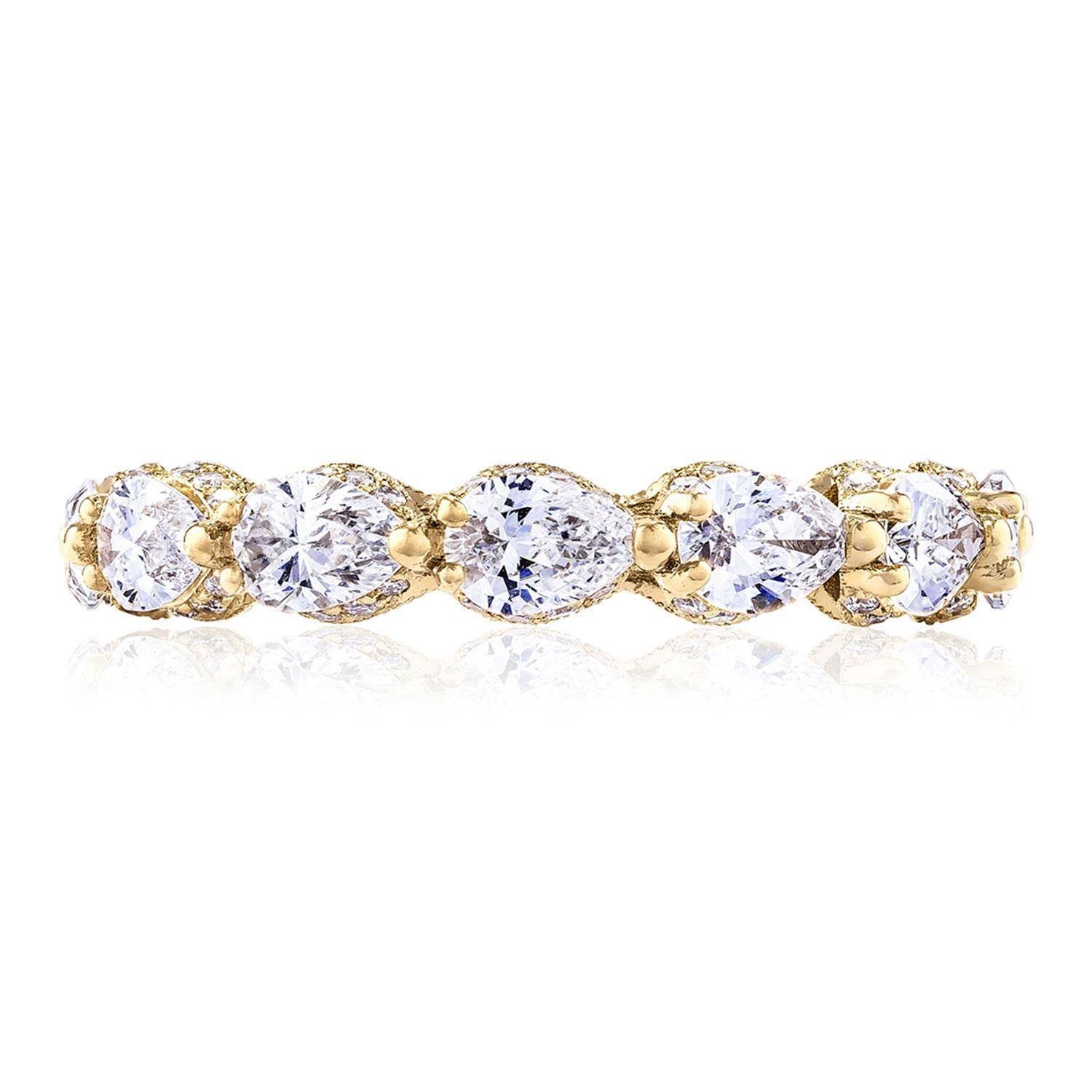 Pear Cut Diamond Eternity Band