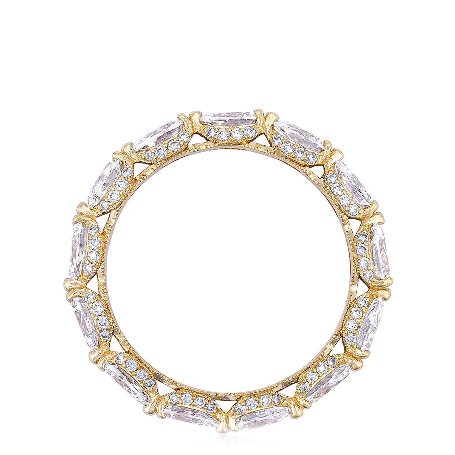 Pear Cut Diamond Eternity Band